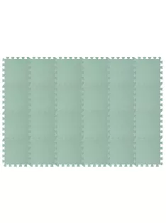   Puzzle habszivacs játszószőnyeg szett Light Green 180x120cm