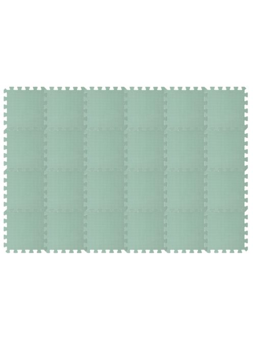 Puzzle habszivacs játszószőnyeg szett Light Green 180x120cm