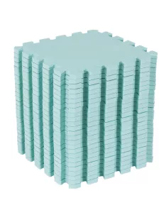   Puzzle habszivacs játszószőnyeg szett Light Green 150x150cm