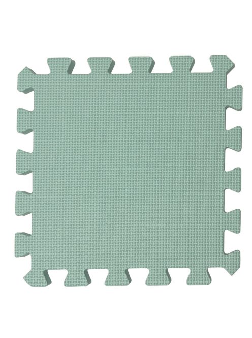 Puzzle habszivacs játszószőnyeg szett Light Green 150x150cm