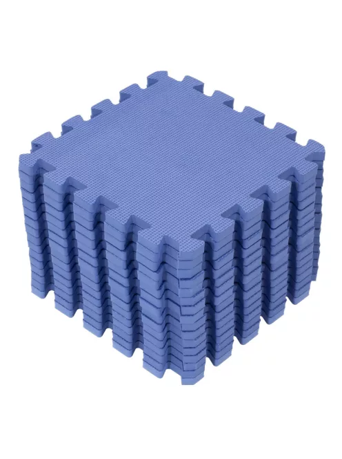 Puzzle habszivacs játszószőnyeg Blue 120x120cm