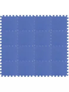 Puzzle habszivacs játszószőnyeg Blue 120x120cm