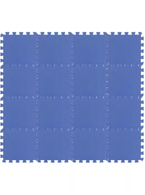 Puzzle habszivacs játszószőnyeg Blue 120x120cm