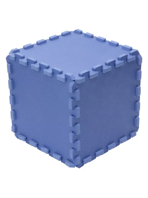 Puzzle habszivacs játszószőnyeg Blue 120x120cm