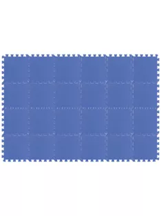 Puzzle habszivacs játszószőnyeg szett Blue 180x120cm