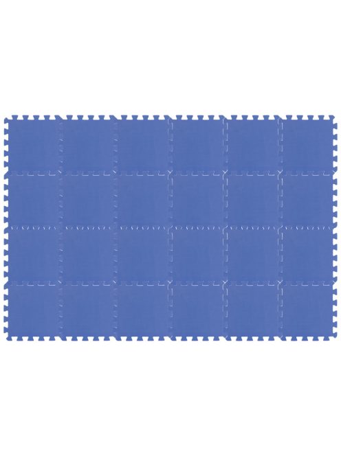 Puzzle habszivacs játszószőnyeg szett Blue 180x120cm