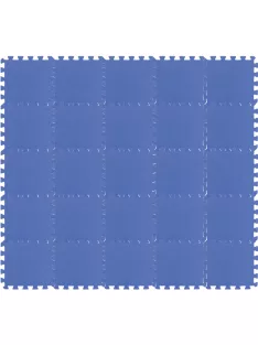 Puzzle habszivacs játszószőnyeg szett Blue 150x150cm
