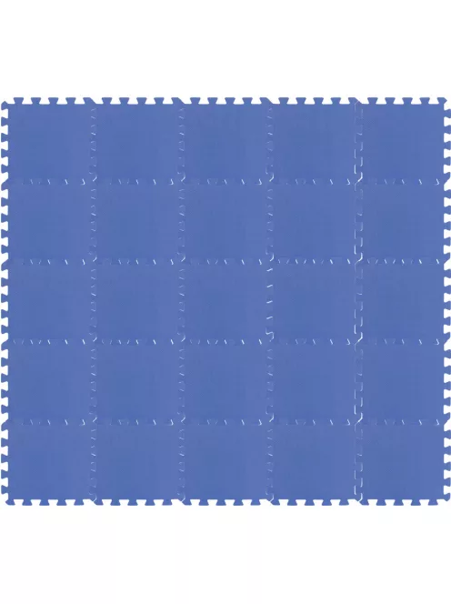 Puzzle habszivacs játszószőnyeg szett Blue 150x150cm
