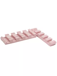 Light Pink szegélyek habszivacs játszószőnyeghez 90x90cm