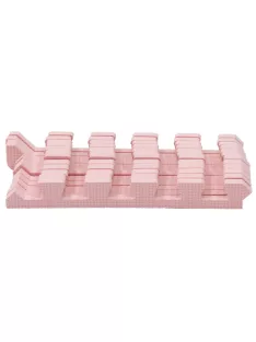 Light Pink szegélyek habszivacs játszószőnyeghez 90x90cm