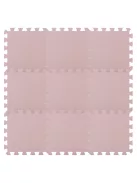 Puzzle habszivacs játszószőnyeg Light Pink 90x90 cm
