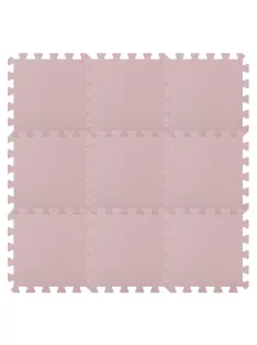 Puzzle habszivacs játszószőnyeg Light Pink 90x90 cm
