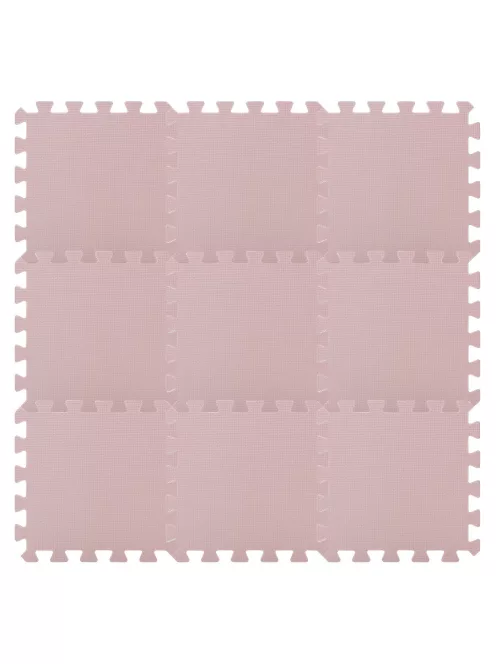 Puzzle habszivacs játszószőnyeg Light Pink 90x90 cm