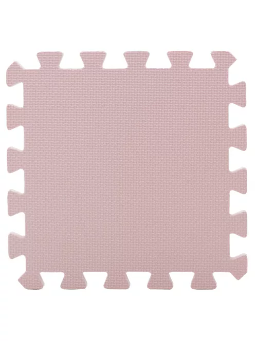 Puzzle habszivacs játszószőnyeg Light Pink 90x90 cm