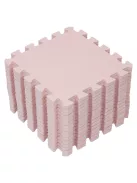 Puzzle habszivacs játszószőnyeg Light Pink 120x120cm