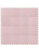 Puzzle habszivacs játszószőnyeg Light Pink 120x120cm