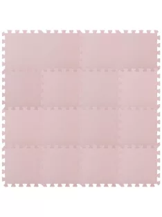 Puzzle habszivacs játszószőnyeg Light Pink 120x120cm
