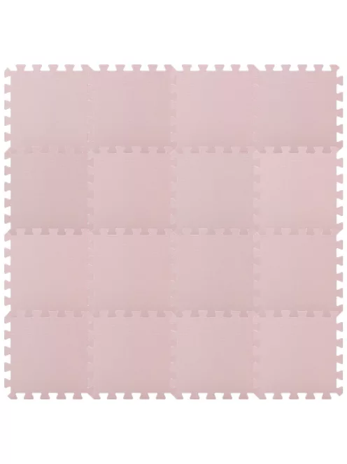 Puzzle habszivacs játszószőnyeg Light Pink 120x120cm