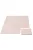 Puzzle habszivacs játszószőnyeg szegéllyel Light Pink 92x122 cm