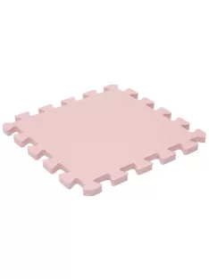   Puzzle habszivacs játszószőnyeg szegéllyel Light Pink 92x122 cm