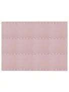 Puzzle habszivacs játszószőnyeg szegéllyel Light Pink 92x122 cm