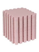 Puzzle habszivacs játszószőnyeg szett Light Pink 180x120cm