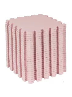   Puzzle habszivacs játszószőnyeg szett Light Pink 150x150cm