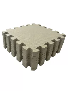 Puzzle habszivacs játszószőnyeg Light Beige 90x90 cm