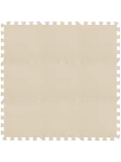 Puzzle habszivacs játszószőnyeg Light Beige 90x90 cm