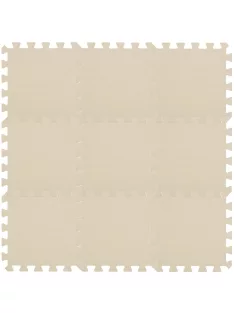Puzzle habszivacs játszószőnyeg Light Beige 90x90 cm