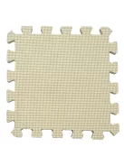 Puzzle habszivacs játszószőnyeg Light Beige 90x90 cm