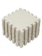 Puzzle habszivacs játszószőnyeg Light Beige 120x120cm