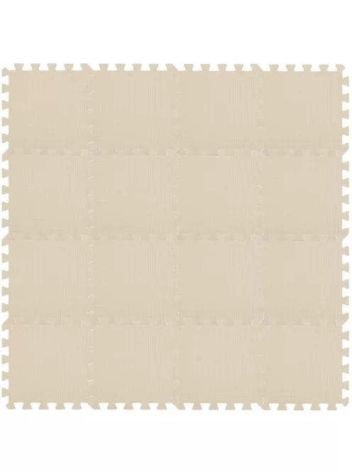 Puzzle habszivacs játszószőnyeg Light Beige 120x120cm