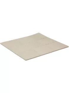   Puzzle habszivacs játszószőnyeg szegéllyel Light Beige 92x92 cm