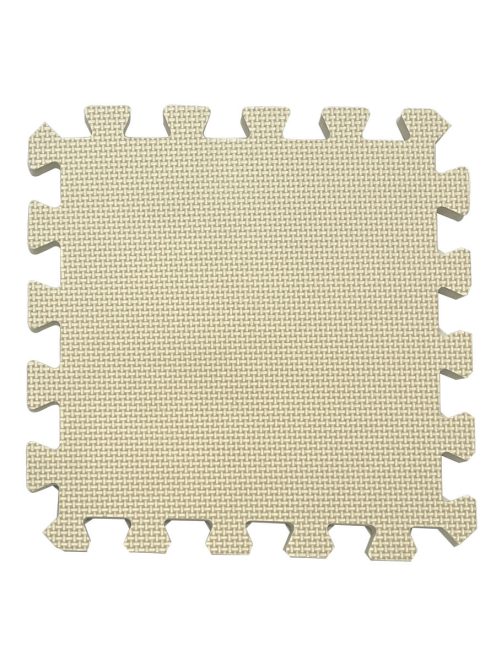 Puzzle habszivacs játszószőnyeg szett Light Beige 180x120cm