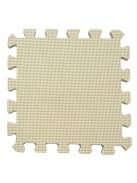 Puzzle habszivacs játszószőnyeg szett Light Beige 150x150cm