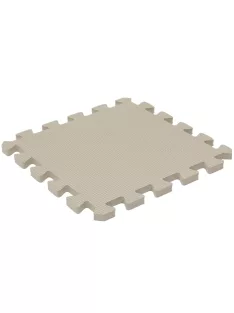   Puzzle habszivacs játszószőnyeg szegéllyel Brown Beige Grey 92x92 cm