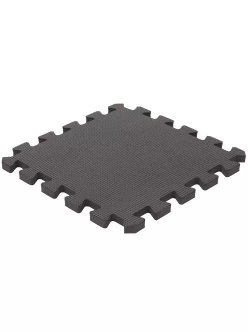 Puzzle habszivacs játszószőnyeg szegéllyel Brown Beige Grey 92x92 cm