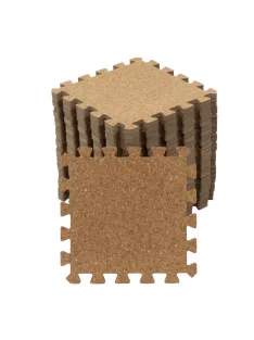   Puzzle habszivacs játszószőnyeg parafa felülettel 180x120 cm