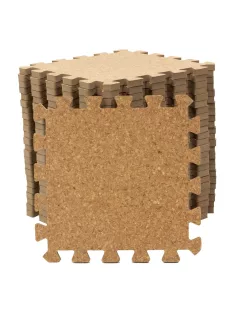   Puzzle habszivacs játszószőnyeg parafa felülettel 150x150 cm