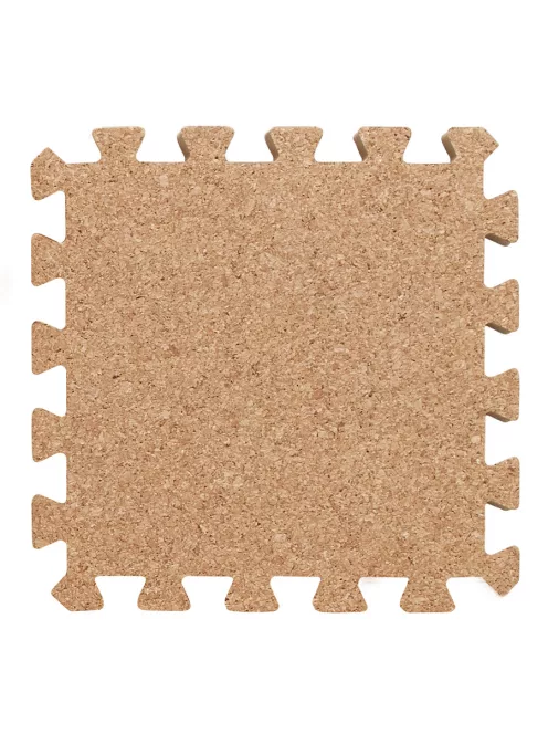 Puzzle habszivacs játszószőnyeg parafa felülettel 90x90 cm