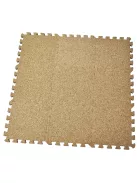 Puzzle habszivacs játszószőnyeg parafa felülettel 90x90 cm