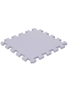   Puzzle habszivacs játszószőnyeg szegéllyel Silver Beige Green 92x92 cm