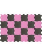 Puzzle habszivacs játszószőnyeg szett Pink Grey 180x120cm