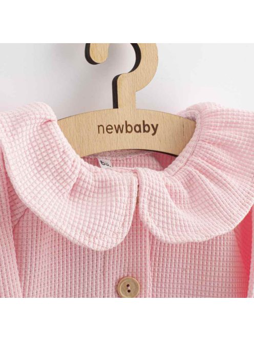 Baba kabátka gombokkal  New Baby Luxury clothing Laura rózsaszín, RAKTÁRON
