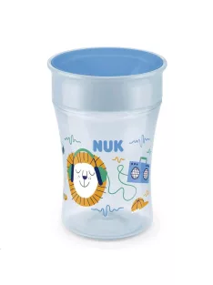   Bájos itató pohár Magic NUK 360° fedéllel light blue, Raktáron