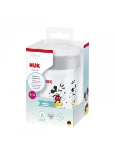   Bájos itató pohár Magic Mickey Mouse NUK (8+ m.) 360° 230 ml, RAKTÁRON
