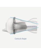 Difrax tanuló pohár puha ivócsővel - szürke, RAKTÁRON