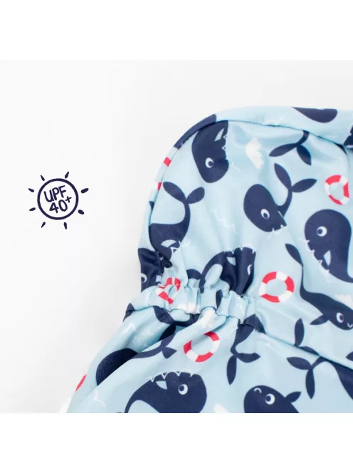 Bambino Mio baba fürdőruha szett Blue Whale, 1-2 év