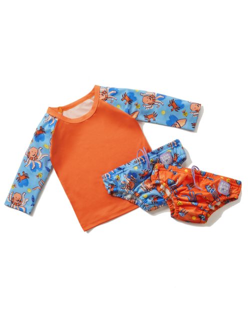 Baba fürdőruha szett Bambino Mio Wave, 2-3 év